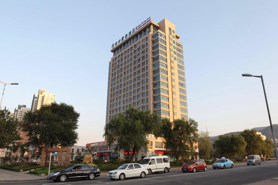 Greentree Inn Shandong Weihai Shichang Avenue Business Hotel Bagian luar foto